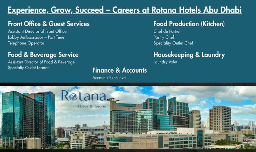 Experience, Grow, Succeed – Careers at Rotana Hotels Abu Dhabi